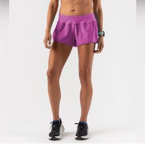 Rabbit Catch Me If You Can relaxed shorts, mid rise, 2.5”, purple orchid, Sm